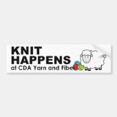 Knit gebeurt met bumpersticker (Voorkant)