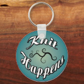 Knit gebeurt Sleutelhanger (Voorkant)