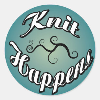 Knit gebeurt Stickers
