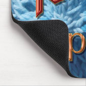 Knit Happens Mousepad (blauwe zwijn) Muismat (Hoek)