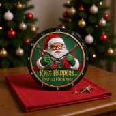 Knit Happens Santa Grote Klok