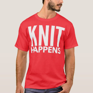 Knit is grappig en zet Sarcastic Quote Knitti uit T-shirt