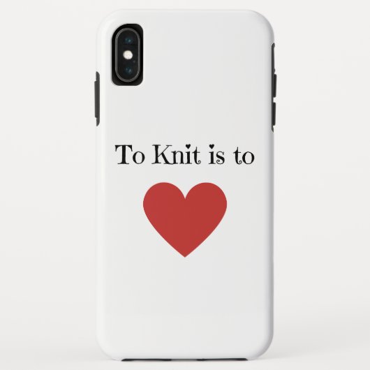 Knit is liefde - Case-Mate iPhone case (Achterkant)