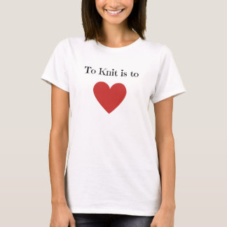 Knit is liefde - t-shirt