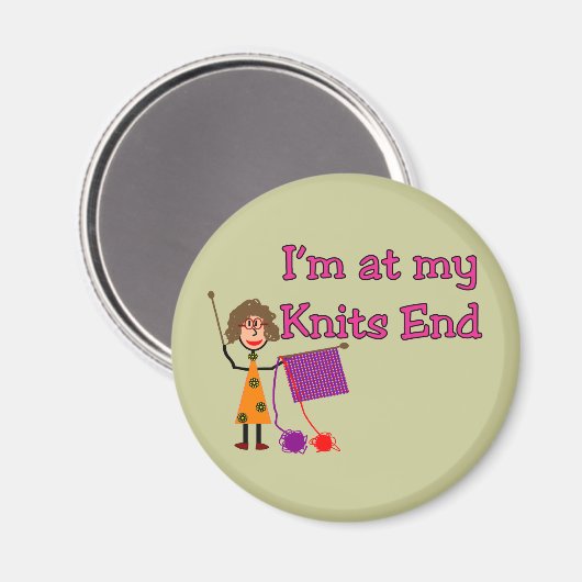 Knit Lovers Gifts Magneet (Voorkant / Achterkant)
