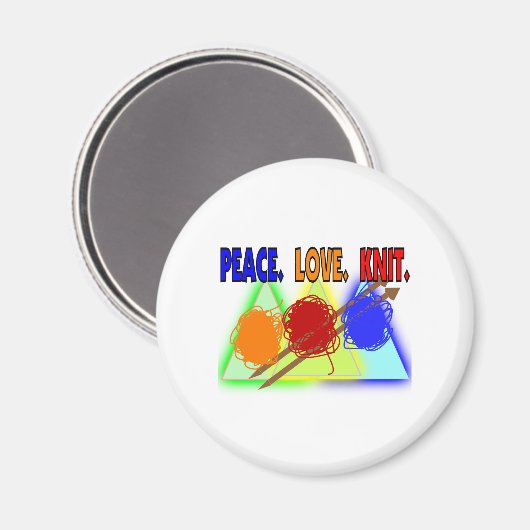 Knit Lovers Gifts Magneet (Voorkant / Achterkant)