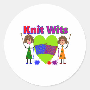 Knit Lovers Gifts Ronde Sticker