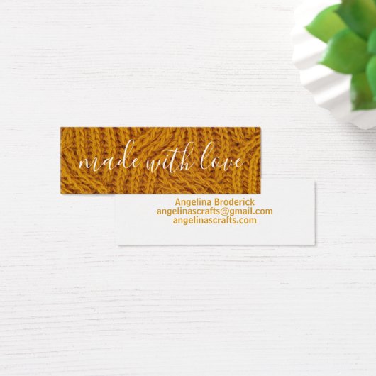 Knit Made with Love Knit Mini Labels Mini Visitekaartjes (Bureau)