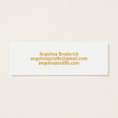 Knit Made with Love Knit Mini Labels Mini Visitekaartjes (Achterkant)