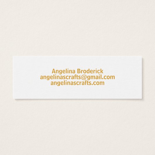 Knit Made with Love Knit Mini Labels Mini Visitekaartjes (Achterkant)