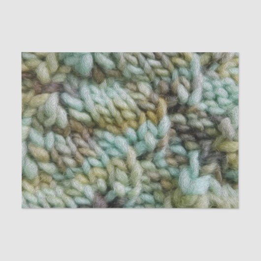 Knit Malabrigo Garnalen Textuur Tissuepapier (Voorkant)