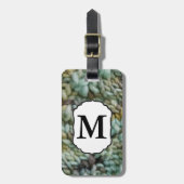 Knit Malabrigo Yarn/Crafts Monogram Bagagelabel (Voorkant verticaal)