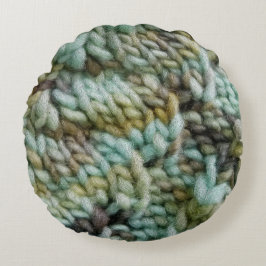 Knit Malabrigo Yarn Texture Crafts Rond Kussen