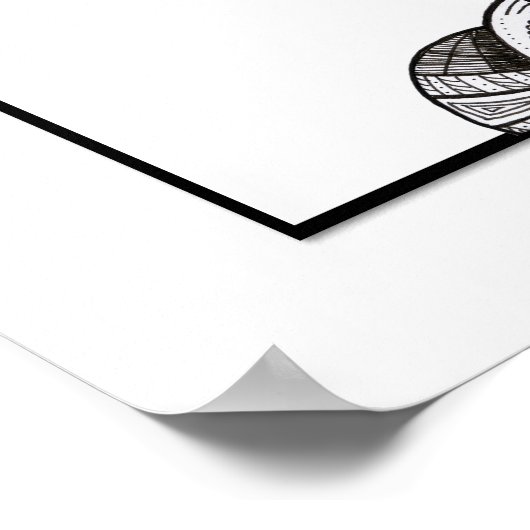 Knit One Doodle Art Poster (Hoek)