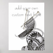 Knit One Doodle Art Poster (Voorkant)
