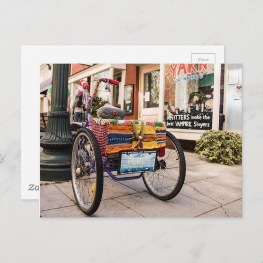 Knit One, Purl Two Briefkaart (Voorkant / Achterkant)