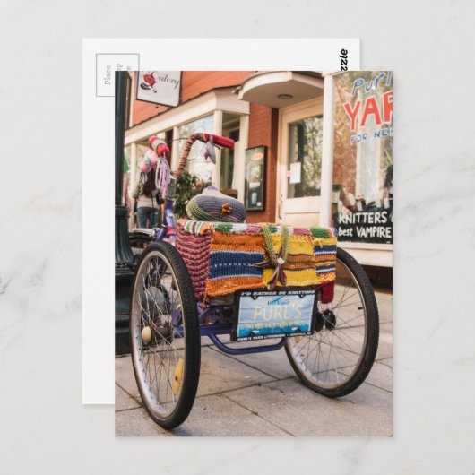 Knit One, Purl Two Briefkaart (Voorkant / Achterkant)