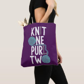 Knit One Purl Two Knitters Tote Bag (Dichtbij)