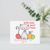 Knit One Spint twee Briefkaart (Staand voorkant)