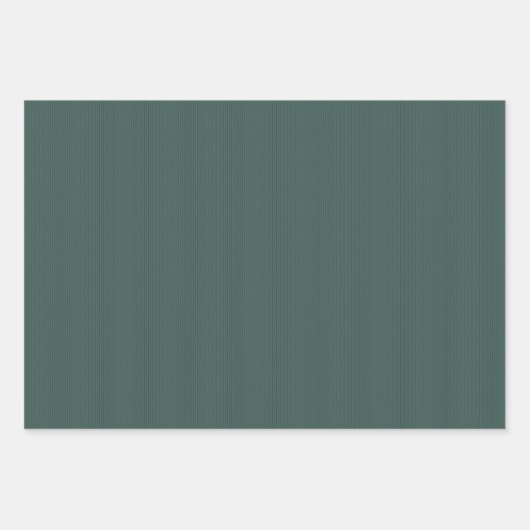 Knit pattern simple dark green Christmas holiday Inpakpapier Vel (Voorkant)