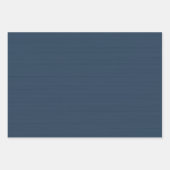 Knit pattern simple navy blue Christmas holiday Inpakpapier Vel (Voorkant 2)