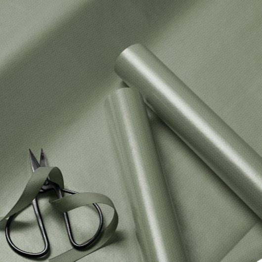 Knit pattern simple sage green Christmas holiday Cadeaupapier