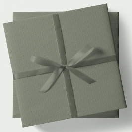 Knit pattern simple sage green Christmas holiday Inpakpapier Vel