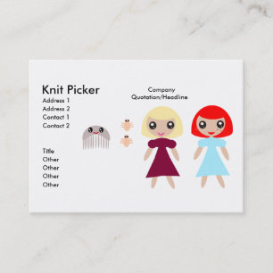 Knit Picker Visitekaartje