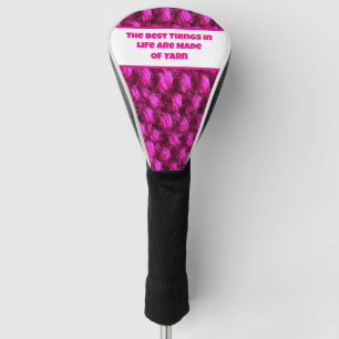 Knit Roze Haakpatroon Crafty Love Yarn Golfheadcover