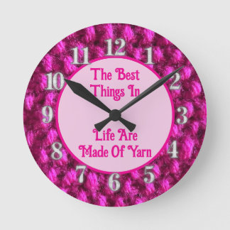 Knit Roze Haakpatroon Crafty Love Yarn Ronde Klok
