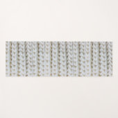 Knit Stitches Wit Breien Yoga Mat (Voorkant (horizontaal))