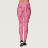 Knit Stockinette Stitch Crafts Pink Leggings (Achterkant)