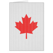 Knit Style Maple Leaf Knitting Motif (Voorkant)