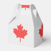 Knit Style Maple Leaf Knitting Motif Bedankdoosjes (Achterkant)