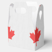 Knit Style Maple Leaf Knitting Motif Bedankdoosjes (Geopend)