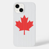 Knit Style Maple Leaf Knitting Motif Case-Mate iPhone Case (Achterkant)