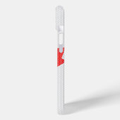 Knit Style Maple Leaf Knitting Motif Case-Mate iPhone Case (Achterkant / Links)