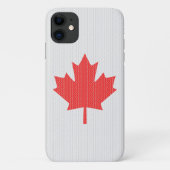 Knit Style Maple Leaf Knitting Motif Case-Mate iPhone Case (Achterkant)