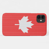 Knit Style Maple Leaf Knitting Motif Case-Mate iPhone Case (Achterkant (horizontaal))