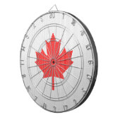 Knit Style Maple Leaf Knitting Motif Dartbord (Voorkant Rechts)