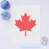 Knit Style Maple Leaf Knitting Motif Flyer (Enkel)