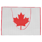 Knit Style Maple Leaf Knitting Motif Groot Cadeauzakje (Achterkant)