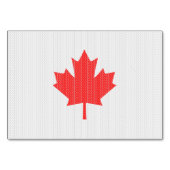 Knit Style Maple Leaf Knitting Motif Kaart (Voorkant)