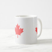 Knit Style Maple Leaf Knitting Motif Koffiemok (Voorkant rechts)