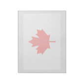 Knit Style Maple Leaf Knitting Motif Notitieblok (Linkerzijde)