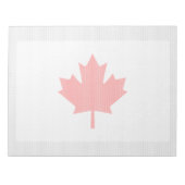 Knit Style Maple Leaf Knitting Motif Notitieblok (Voorkant)