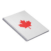 Knit Style Maple Leaf Knitting Motif Notitieboek (Rechterzijde)