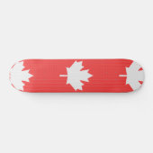 Knit Style Maple Leaf Knitting Motif Persoonlijk Skateboard (Horizontaal)
