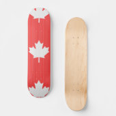 Knit Style Maple Leaf Knitting Motif Persoonlijk Skateboard (Voorkant)
