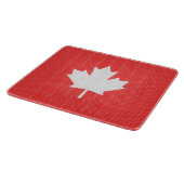 Knit Style Maple Leaf Knitting Motif Snijplank (Hoek)